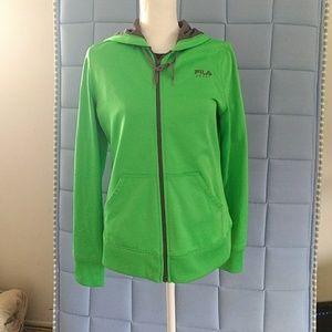 Fila sport jacket green color size medium